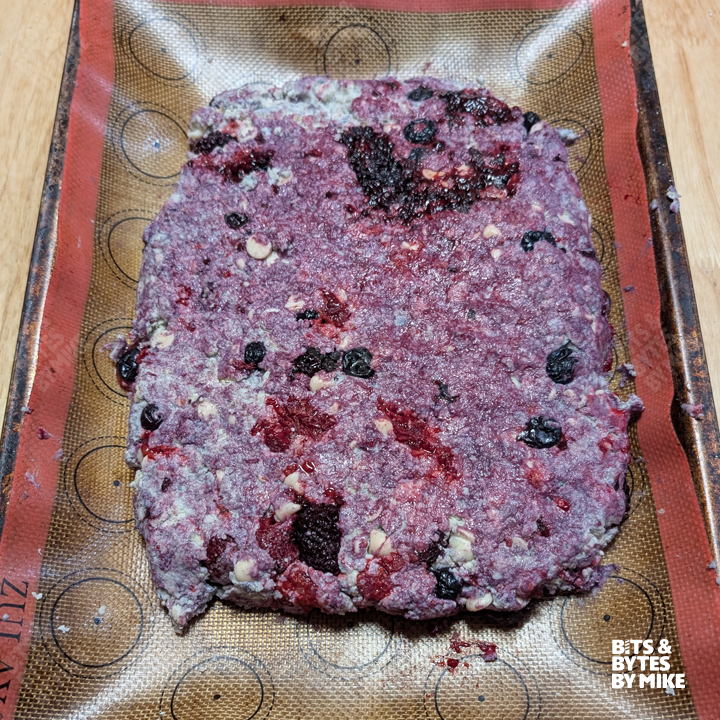 Photo of scones on baking sheet